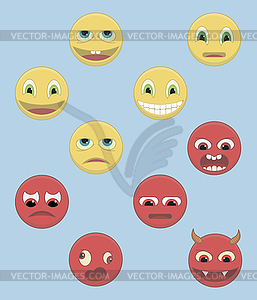 Emoticons - vector image