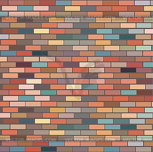 Brick wall - vector clipart