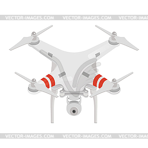 Quadrocopter or drone b - vector image