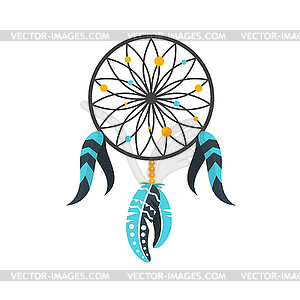 Flat style dream cather - vector image