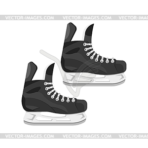 Flat style skates - vector clipart