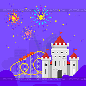 Amusement-park - vector clip art