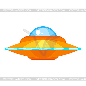 Ufo ship. Icon for web - vector clip art