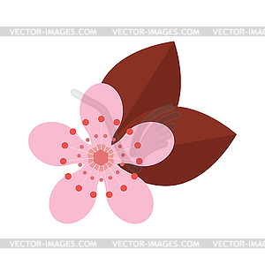 Plum blossom - royalty-free vector image