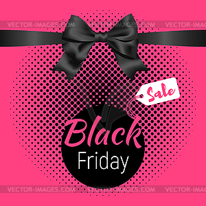 Black friday banner - vector clip art