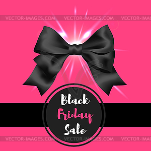 Black friday banner - vector clipart