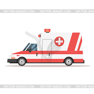 Ambulance car - vector clip art
