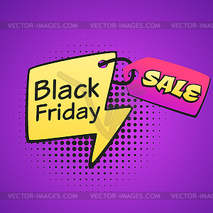 Black friday banner - royalty-free vector image