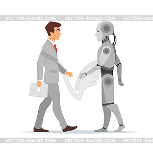 Modern technology concept - vector clipart