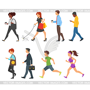 Set of people - vector clipart