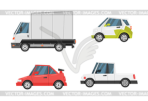 Set of city transport - vector image