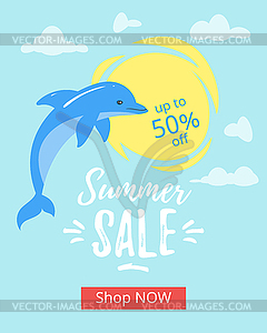 Summer Sale banner - royalty-free vector clipart