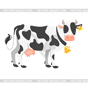 Farm animal - cow - vector image