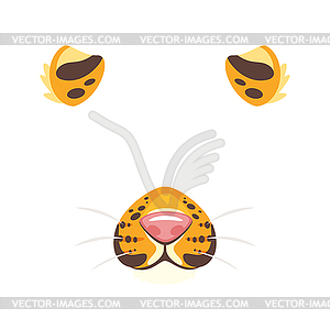 Selfie and video chat filter - vector clipart / vector image