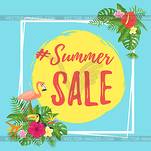 Summer design for sale - vector clipart