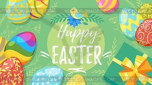 Easter Sale banner - vector clipart