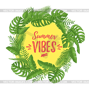 Summer Vibes design - vector clipart / vector image