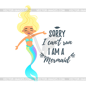 Mermaid character. Mermay concept. Mythical marine - vector clip art