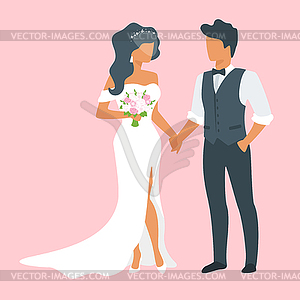 Wedding day - vector image