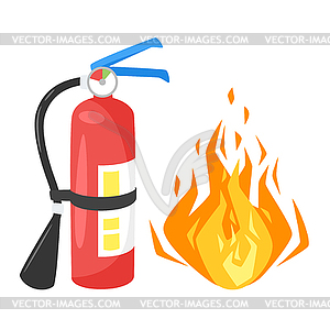 fire extinguisher vector