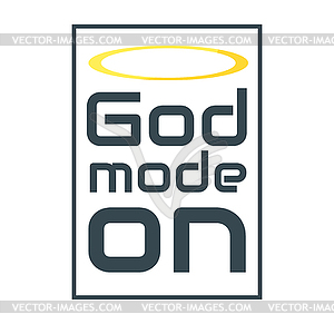 Gamer slogan for apparel design - vector clipart