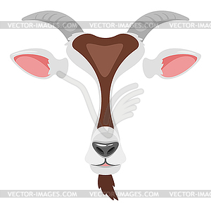 Selfie and video chat filter - vector image
