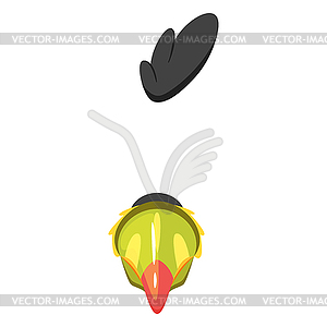 Selfie and video chat filter - vector clipart