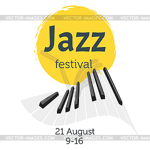 Jazz poster - vector image