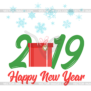 New Year and Christmas card - vector clipart