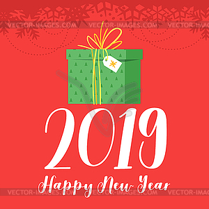 New Year and Christmas card - vector image