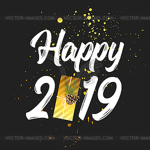 New Year and Christmas card - vector image