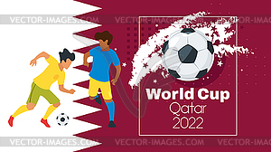 Soccer championship design element - vector clip art