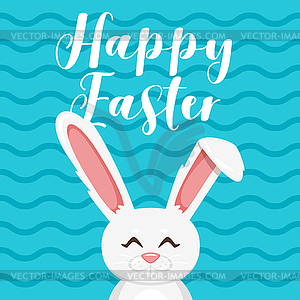 Easter greeting card - vector image