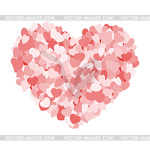 Valentine day design template - stock vector clipart