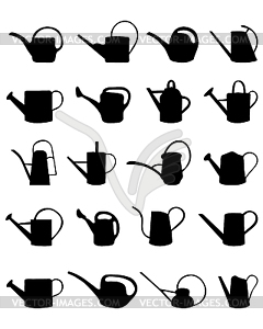 Watering cans - vector clipart