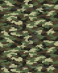 Camouflage, seamless illustration - vector image