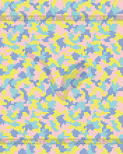 Seamless digital  camouflage  - vector image