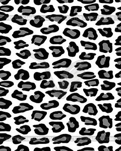 Seamless leopard repeat pattern - vector clipart