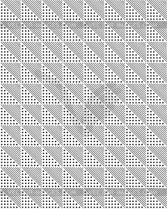 Triangular  or square seamless pattern - vector image