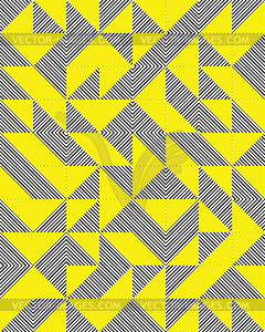 Geometric abstract seamless pattern - vector clipart