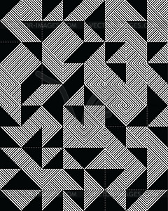 Geometric abstract seamless pattern - vector image