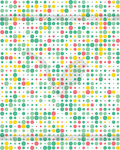 Узор с красочными точками - изображение в формате EPS