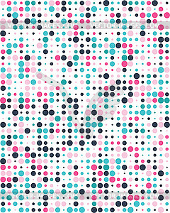 Pattern with colorful dots - vector image