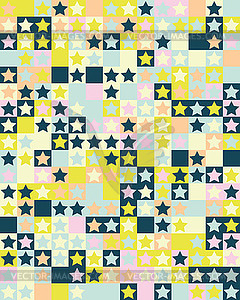 Seamless pattern with stars  - vector image