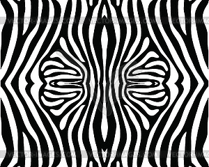 Бесшовный узор зебры - векторное изображение EPS