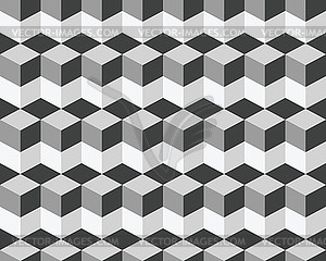 Seamless pattern, polygonal mosaic - vector image