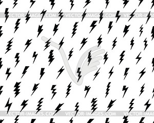 Lightning bolt seamless pattern - vector clip art