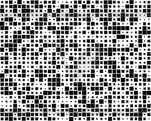 Pattern with random squares  - vector clipart