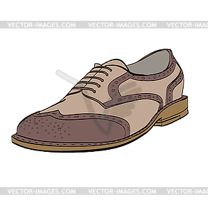 Летняя обувь - изображение в векторе