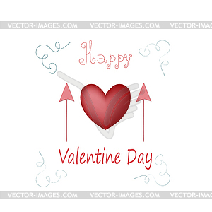 St. Valentine`s Day - vector clip art